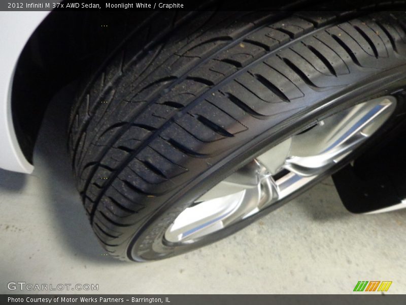 Moonlight White / Graphite 2012 Infiniti M 37x AWD Sedan