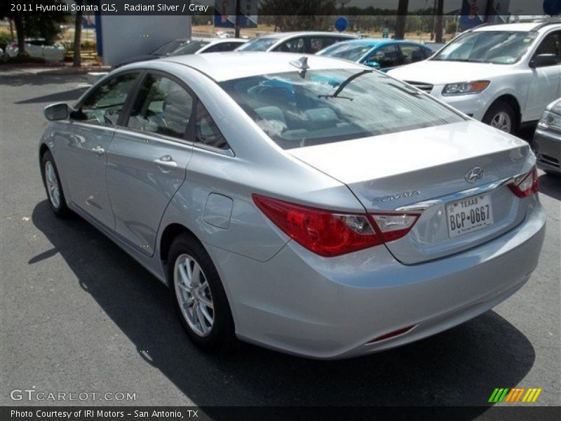 Radiant Silver / Gray 2011 Hyundai Sonata GLS
