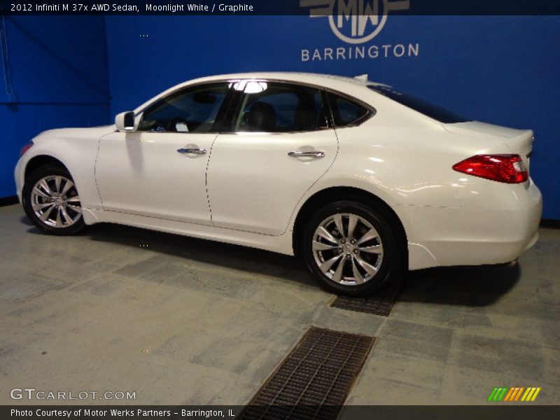Moonlight White / Graphite 2012 Infiniti M 37x AWD Sedan