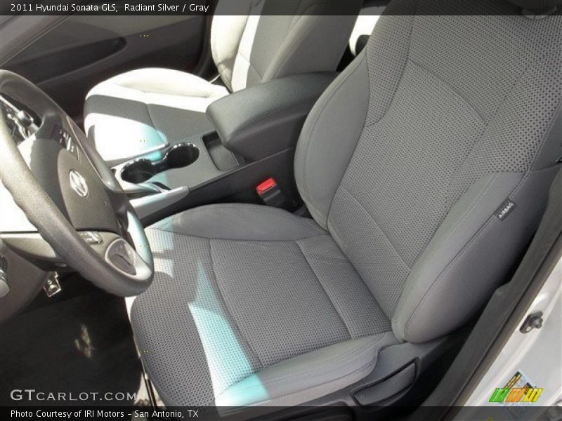 Radiant Silver / Gray 2011 Hyundai Sonata GLS