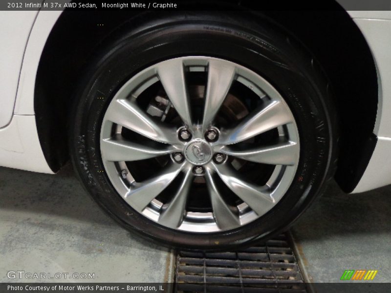 Moonlight White / Graphite 2012 Infiniti M 37x AWD Sedan