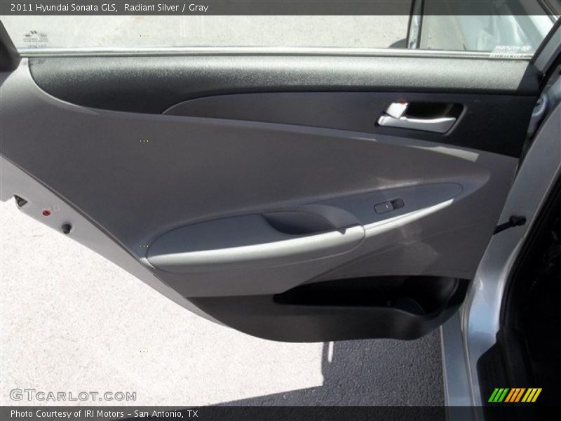 Radiant Silver / Gray 2011 Hyundai Sonata GLS