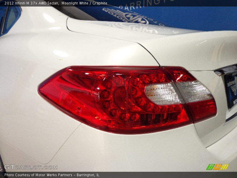 Moonlight White / Graphite 2012 Infiniti M 37x AWD Sedan