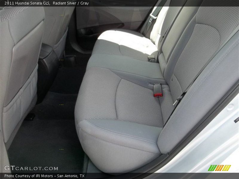 Radiant Silver / Gray 2011 Hyundai Sonata GLS