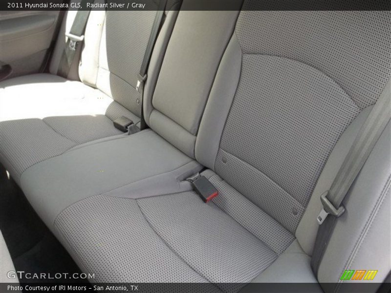 Radiant Silver / Gray 2011 Hyundai Sonata GLS