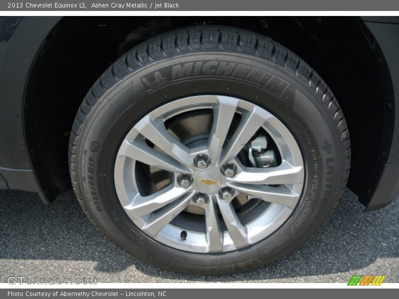 Ashen Gray Metallic / Jet Black 2013 Chevrolet Equinox LS
