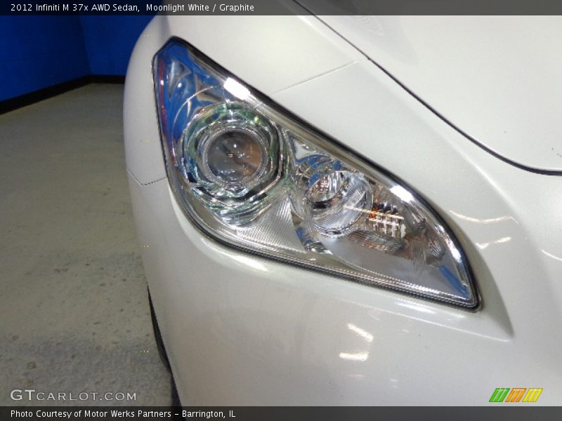Moonlight White / Graphite 2012 Infiniti M 37x AWD Sedan