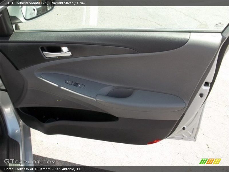 Radiant Silver / Gray 2011 Hyundai Sonata GLS