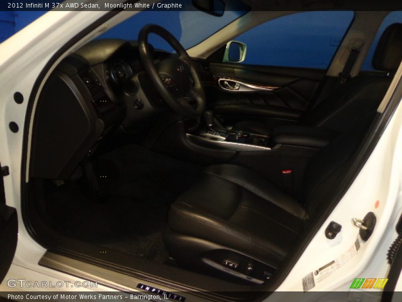Moonlight White / Graphite 2012 Infiniti M 37x AWD Sedan