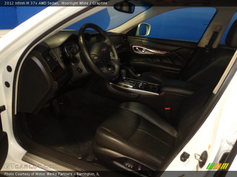 Moonlight White / Graphite 2012 Infiniti M 37x AWD Sedan