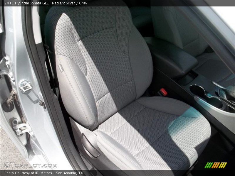 Radiant Silver / Gray 2011 Hyundai Sonata GLS