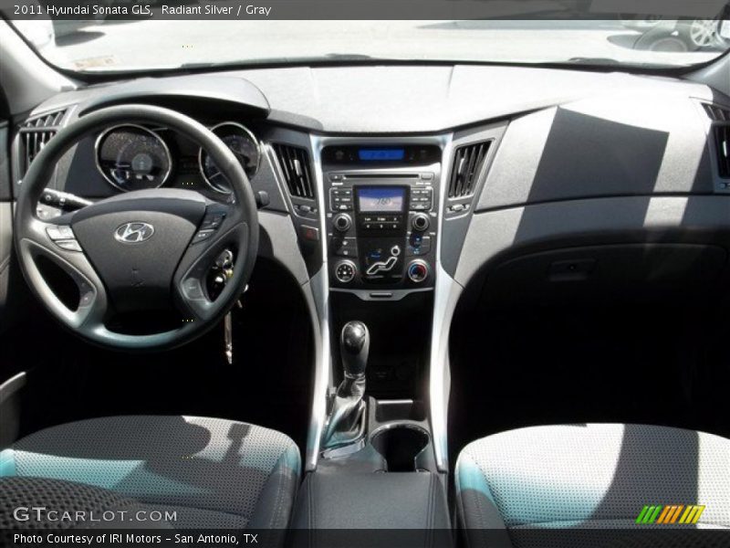 Radiant Silver / Gray 2011 Hyundai Sonata GLS