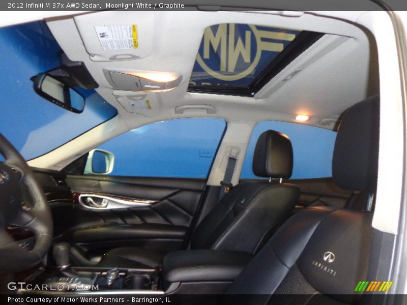 Moonlight White / Graphite 2012 Infiniti M 37x AWD Sedan