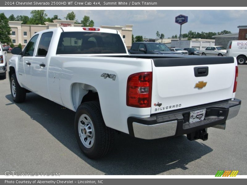 Summit White / Dark Titanium 2014 Chevrolet Silverado 2500HD WT Crew Cab 4x4
