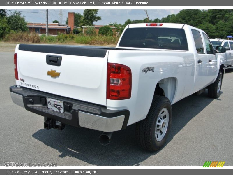 Summit White / Dark Titanium 2014 Chevrolet Silverado 2500HD WT Crew Cab 4x4