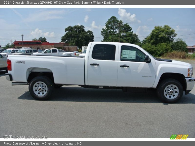 Summit White / Dark Titanium 2014 Chevrolet Silverado 2500HD WT Crew Cab 4x4
