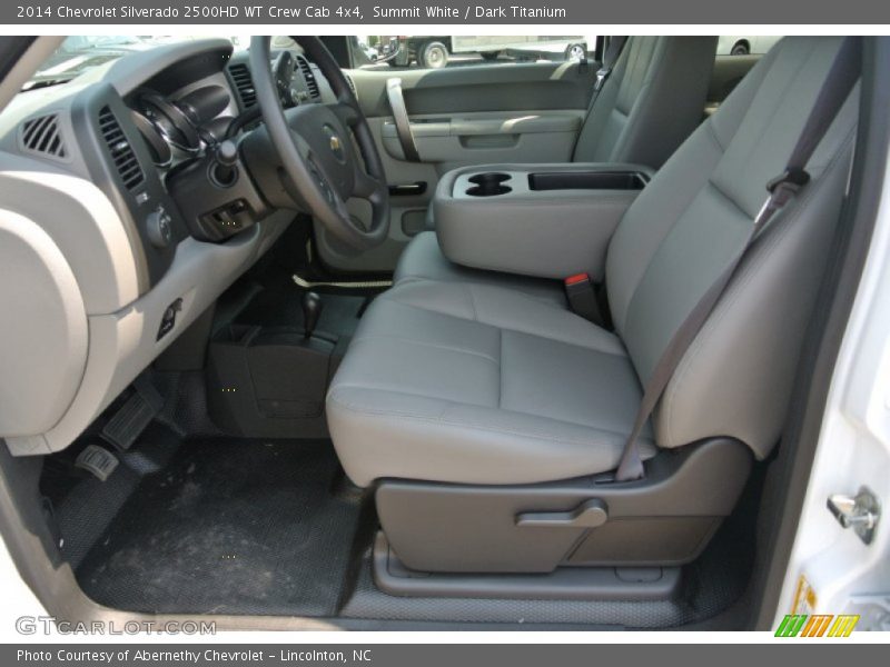 Summit White / Dark Titanium 2014 Chevrolet Silverado 2500HD WT Crew Cab 4x4