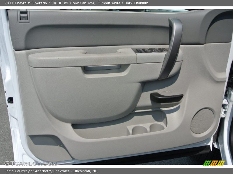 Summit White / Dark Titanium 2014 Chevrolet Silverado 2500HD WT Crew Cab 4x4