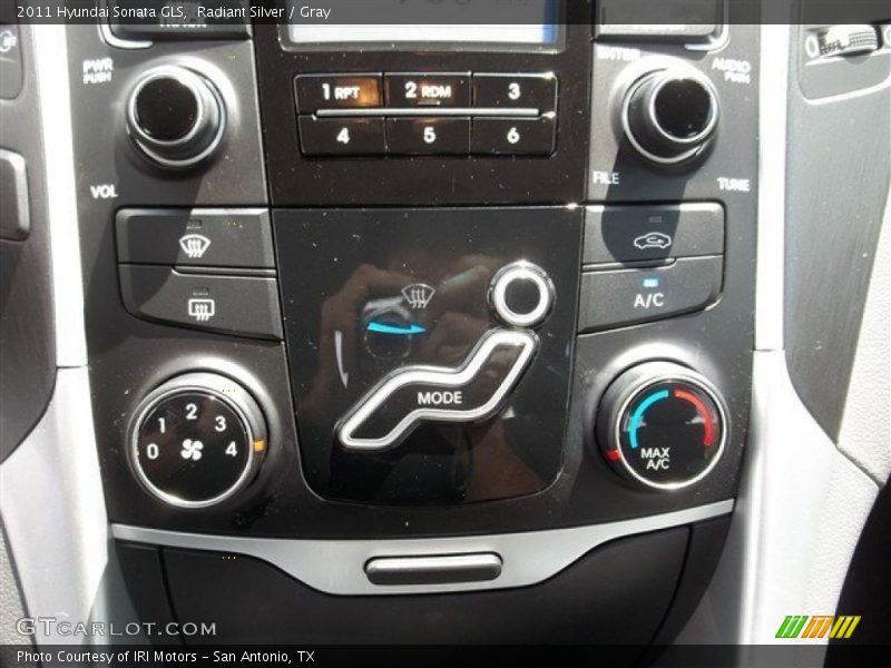 Radiant Silver / Gray 2011 Hyundai Sonata GLS