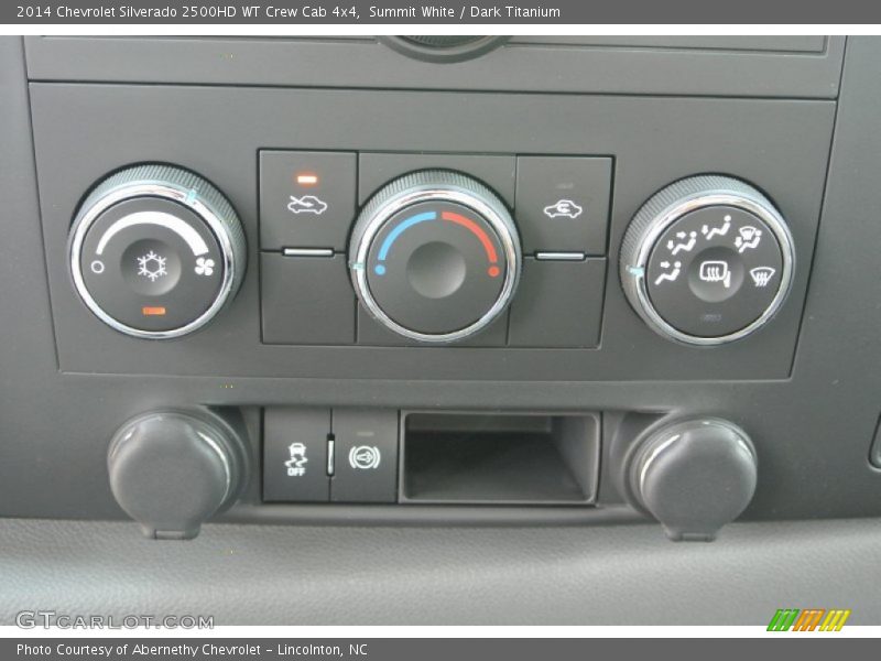 Summit White / Dark Titanium 2014 Chevrolet Silverado 2500HD WT Crew Cab 4x4