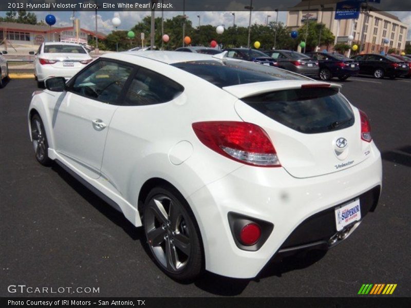 Elite White Pearl / Black 2013 Hyundai Veloster Turbo