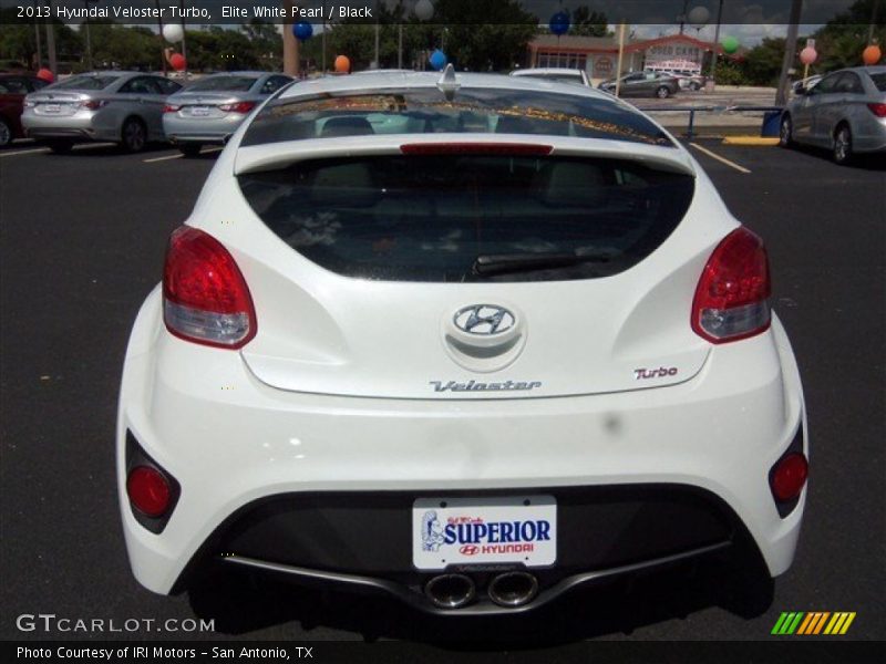 Elite White Pearl / Black 2013 Hyundai Veloster Turbo