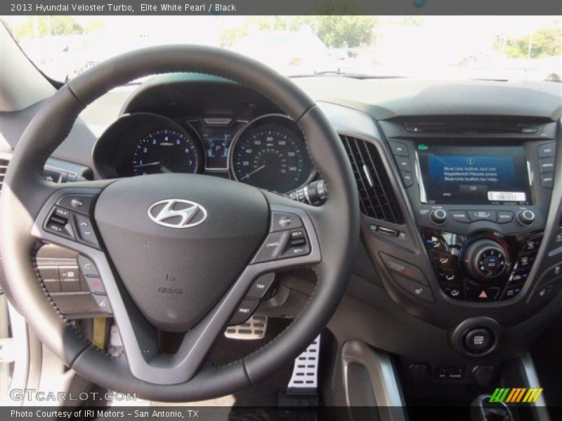Elite White Pearl / Black 2013 Hyundai Veloster Turbo