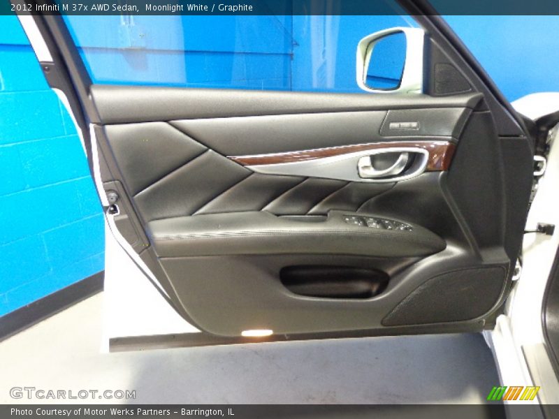 Moonlight White / Graphite 2012 Infiniti M 37x AWD Sedan
