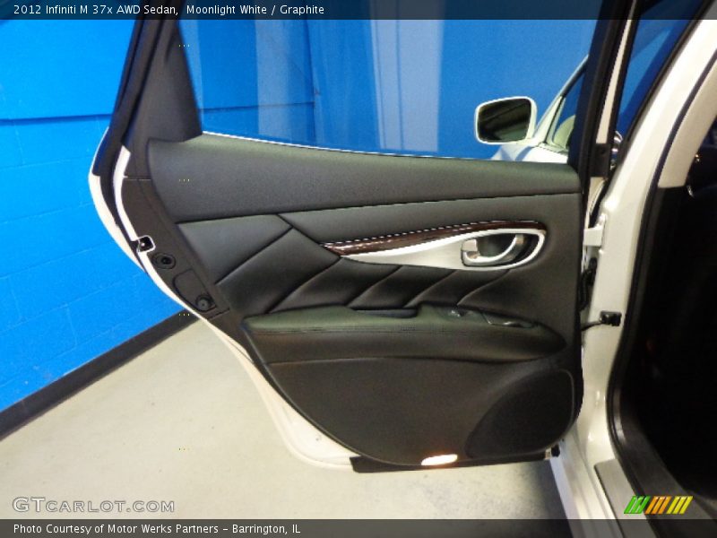 Moonlight White / Graphite 2012 Infiniti M 37x AWD Sedan