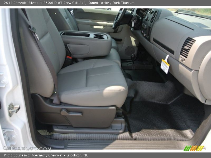 Summit White / Dark Titanium 2014 Chevrolet Silverado 2500HD WT Crew Cab 4x4