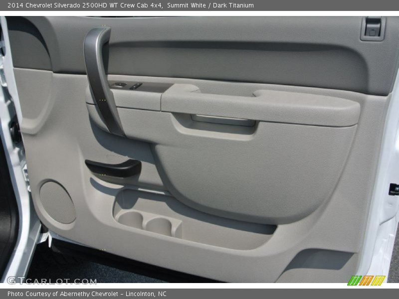 Summit White / Dark Titanium 2014 Chevrolet Silverado 2500HD WT Crew Cab 4x4