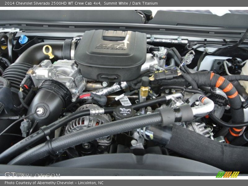 Summit White / Dark Titanium 2014 Chevrolet Silverado 2500HD WT Crew Cab 4x4