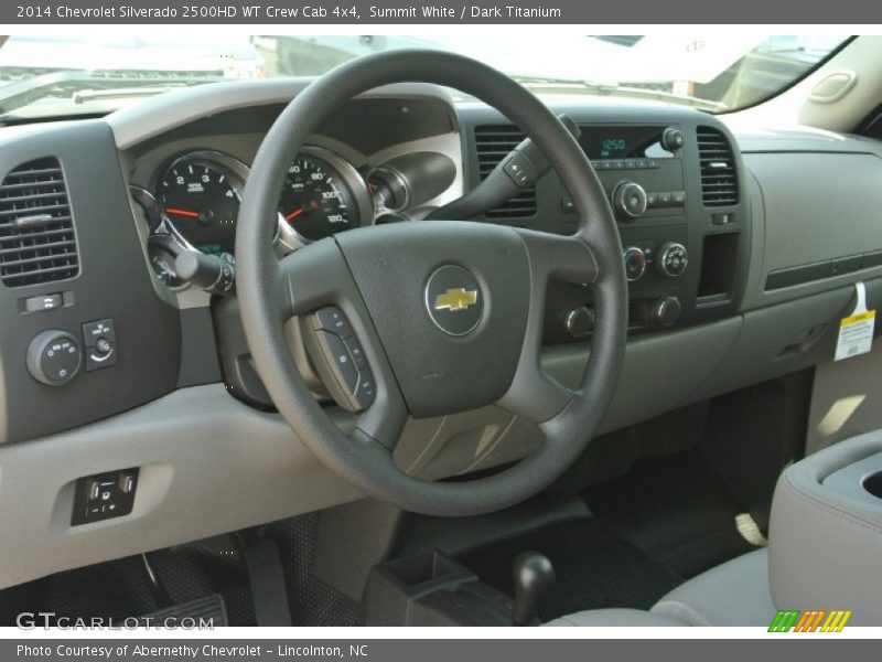 Summit White / Dark Titanium 2014 Chevrolet Silverado 2500HD WT Crew Cab 4x4