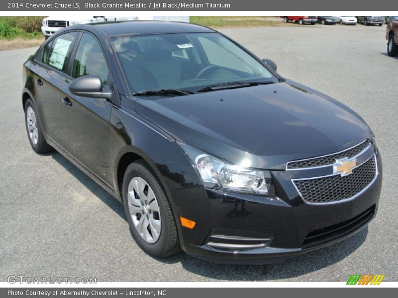 Black Granite Metallic / Jet Black/Medium Titanium 2014 Chevrolet Cruze LS