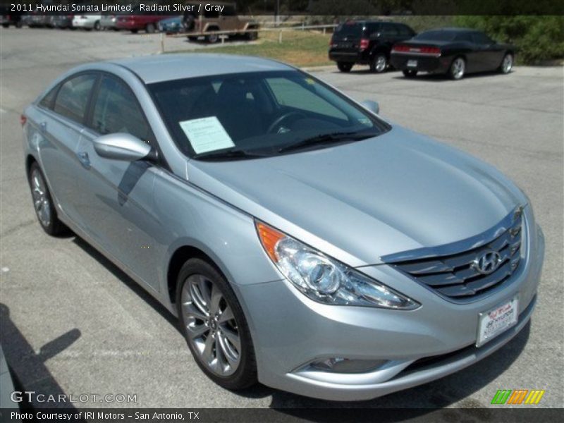 Radiant Silver / Gray 2011 Hyundai Sonata Limited