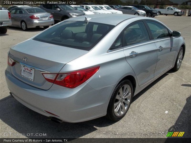 Radiant Silver / Gray 2011 Hyundai Sonata Limited