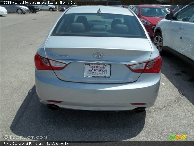 Radiant Silver / Gray 2011 Hyundai Sonata Limited
