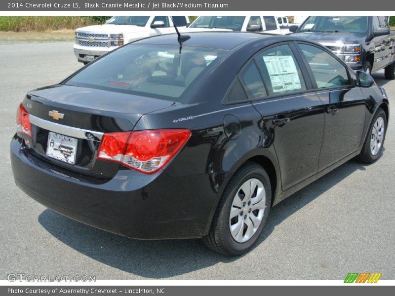 Black Granite Metallic / Jet Black/Medium Titanium 2014 Chevrolet Cruze LS