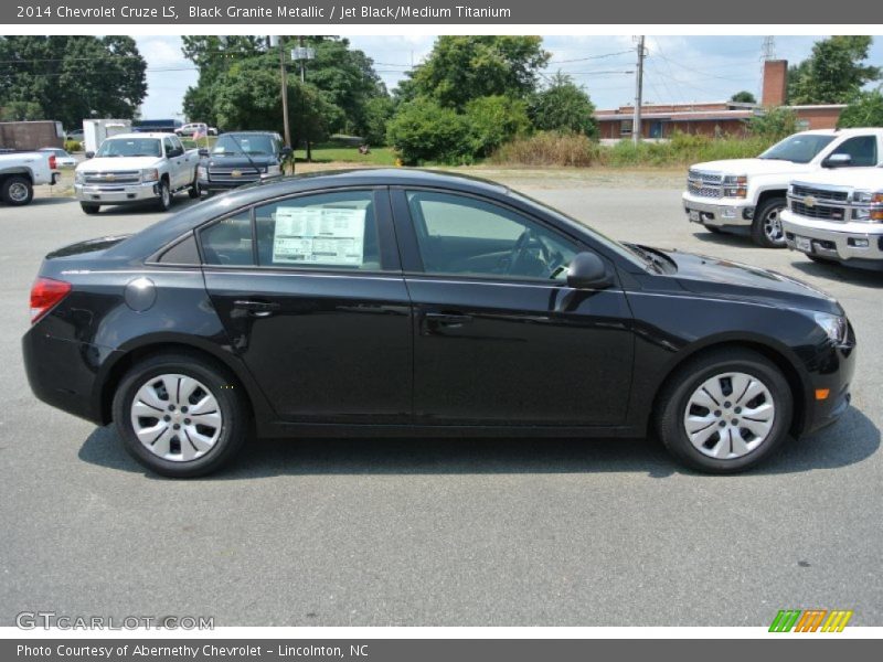 Black Granite Metallic / Jet Black/Medium Titanium 2014 Chevrolet Cruze LS