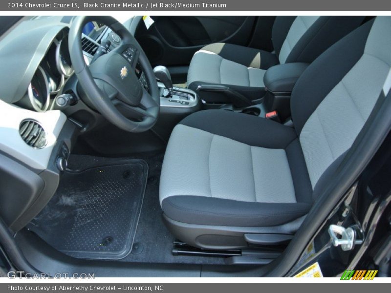 Black Granite Metallic / Jet Black/Medium Titanium 2014 Chevrolet Cruze LS