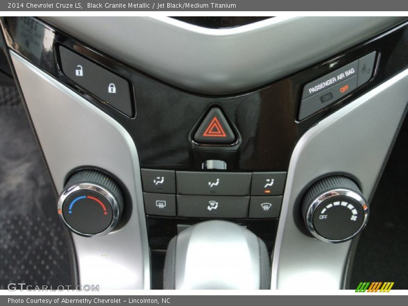 Black Granite Metallic / Jet Black/Medium Titanium 2014 Chevrolet Cruze LS