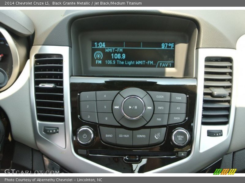 Black Granite Metallic / Jet Black/Medium Titanium 2014 Chevrolet Cruze LS