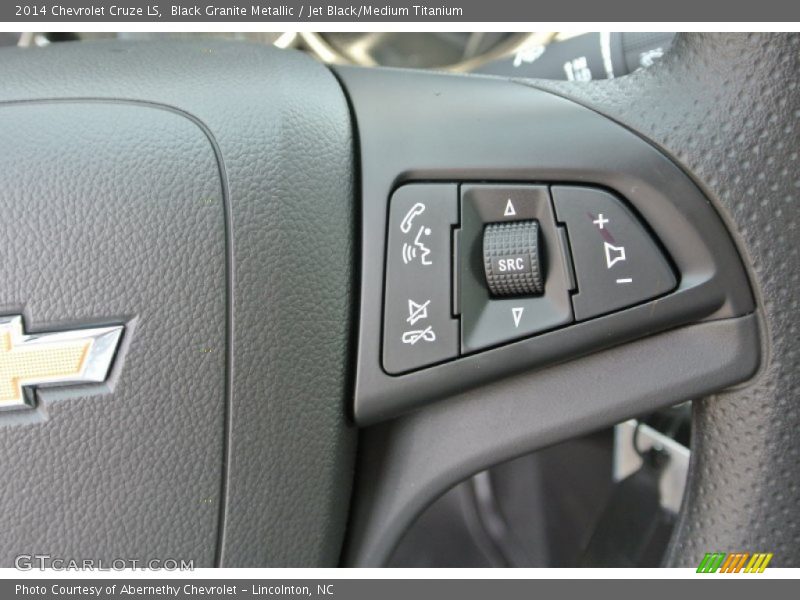 Black Granite Metallic / Jet Black/Medium Titanium 2014 Chevrolet Cruze LS