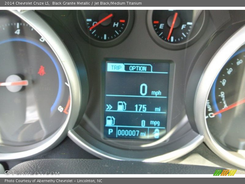 Black Granite Metallic / Jet Black/Medium Titanium 2014 Chevrolet Cruze LS