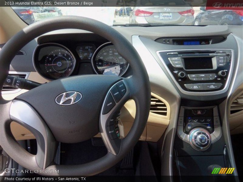 Desert Bronze / Beige 2013 Hyundai Elantra GLS