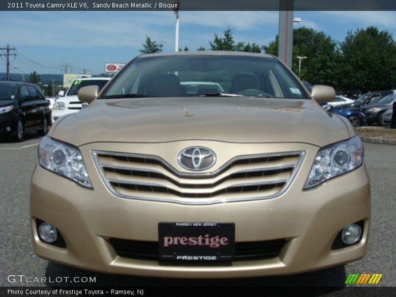 Sandy Beach Metallic / Bisque 2011 Toyota Camry XLE V6