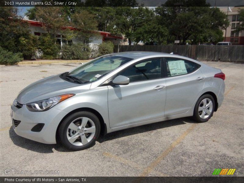 Silver / Gray 2013 Hyundai Elantra GLS