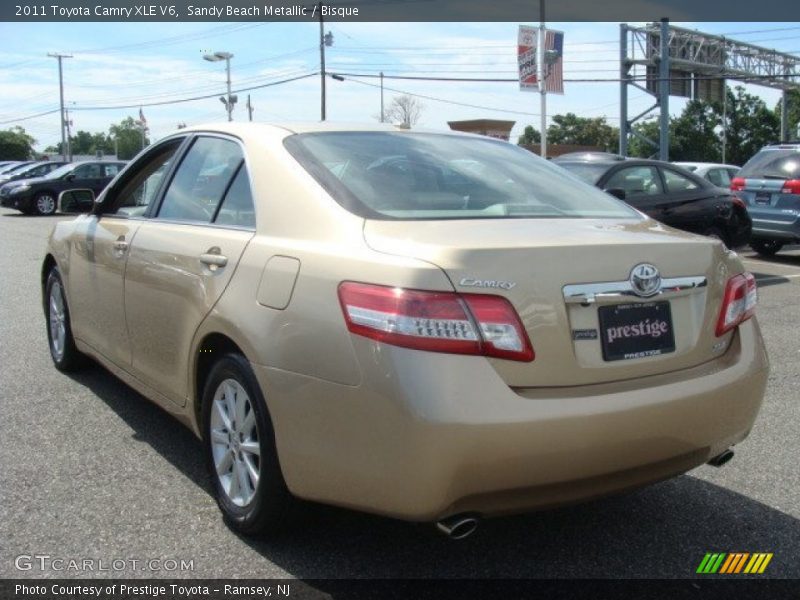 Sandy Beach Metallic / Bisque 2011 Toyota Camry XLE V6
