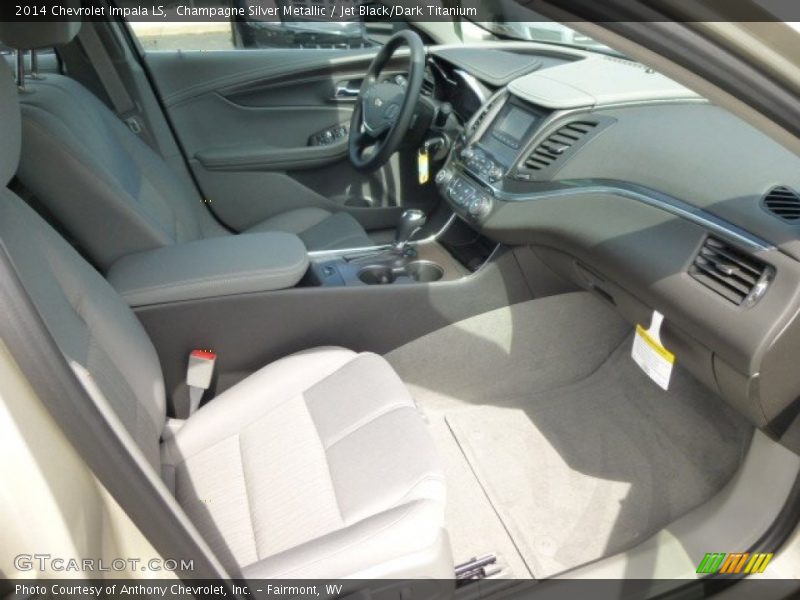 Champagne Silver Metallic / Jet Black/Dark Titanium 2014 Chevrolet Impala LS