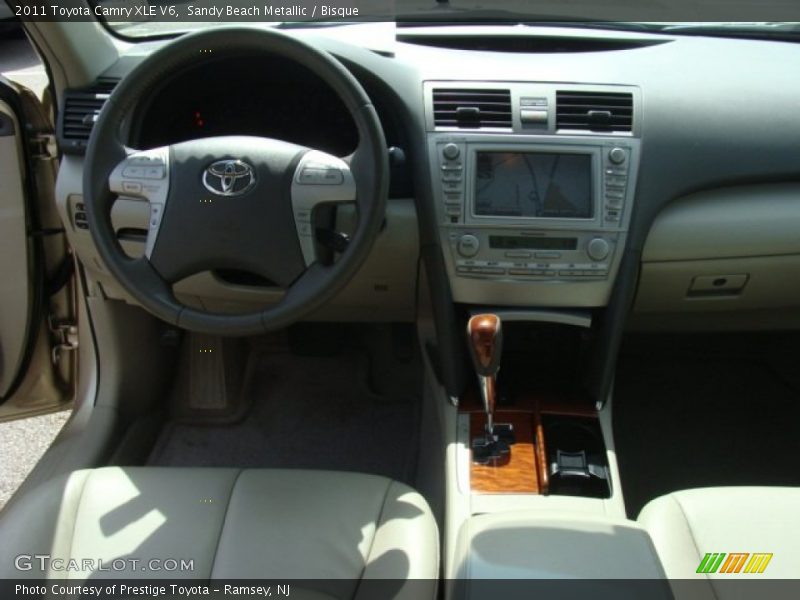 Sandy Beach Metallic / Bisque 2011 Toyota Camry XLE V6